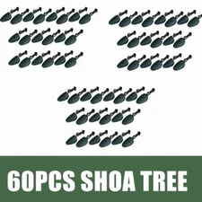 60X Of 30Pair Men Plastic Shoe Tree Shaper Keeper Boot Shoe Stretcher Adjustable