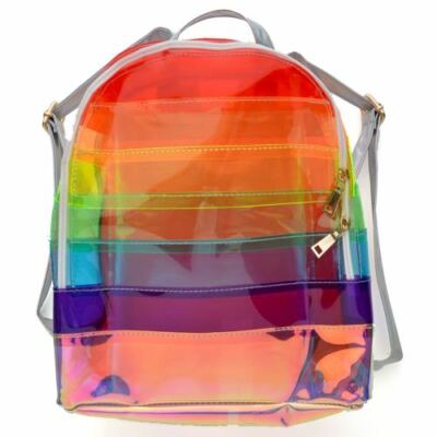 Rainbow Jelly Backpack purse s-l400.jpg main image 3