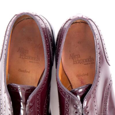 NEW ALLEN EDMONDS Sanford Old Stock Dress Shoes Sz. 9 D USA NEW ALLEN EDMONDS Sanford Old Stock Dress Shoes Sz. 9 D USA