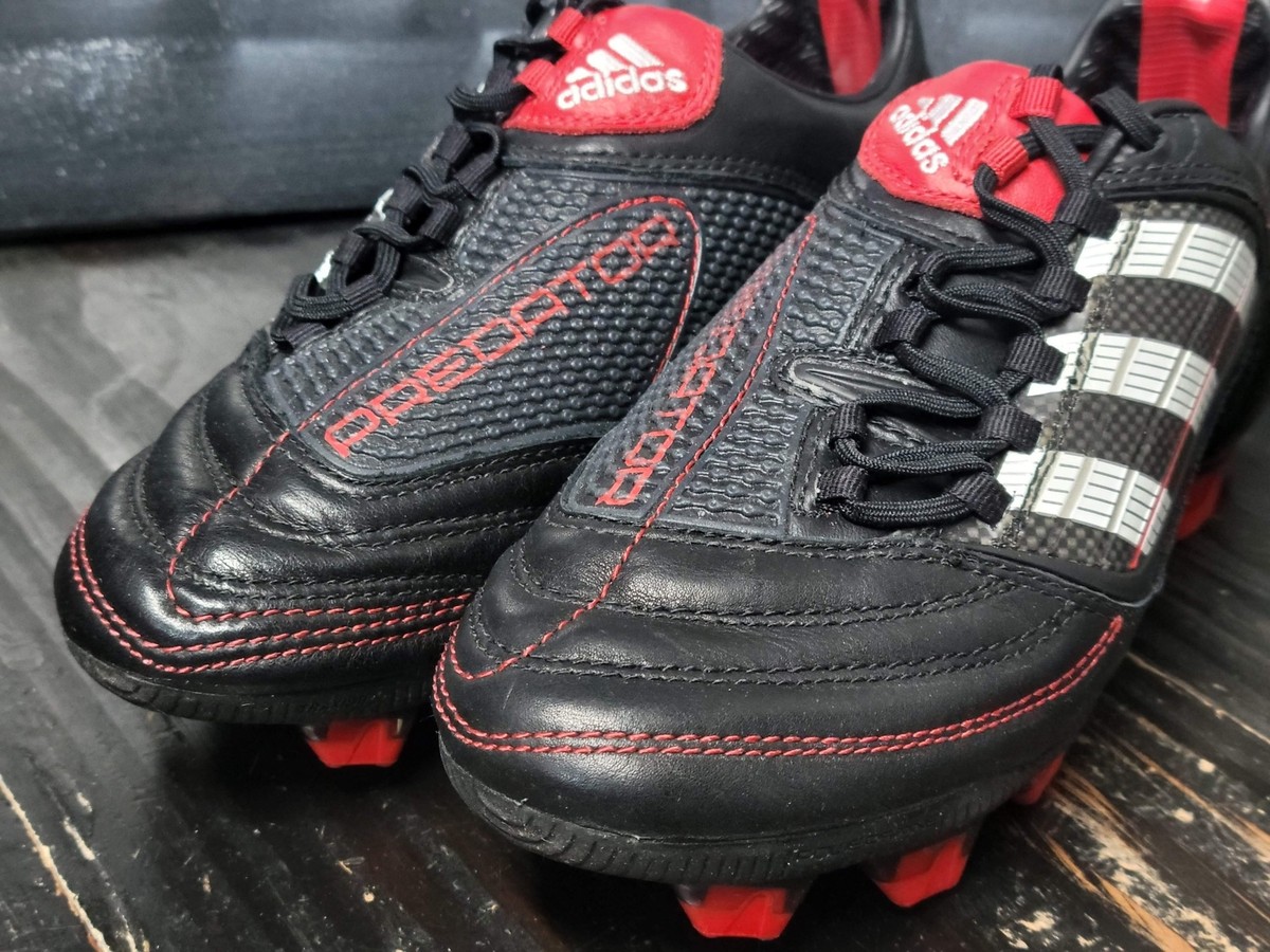 2009 Adidas Predator X FG COL Black/Red Soccer Futball Cleats