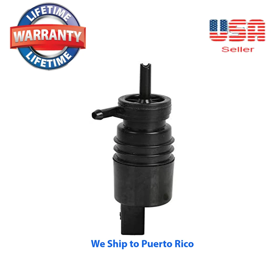 Windshield Washer Pump FIts: BMW 325 328 330 M3 X3 X5 Z3 Z4 - Image 2 of 4