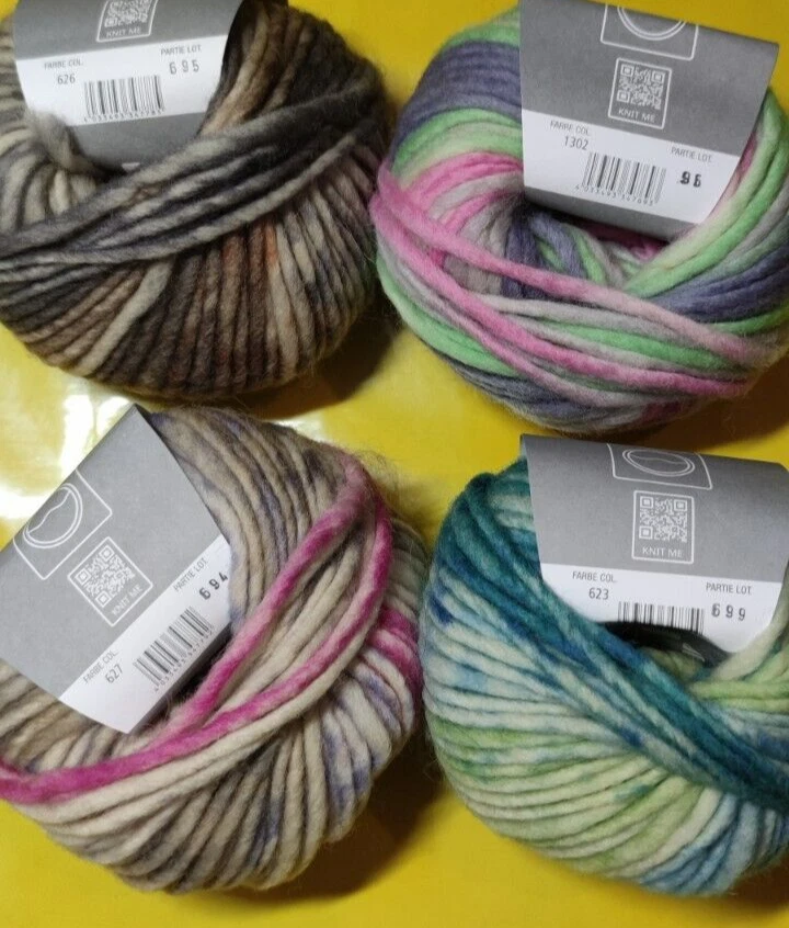 Filzwolle, FELTRO RIGATO (LANA GROSSA) 100% Schurwolle 50g/50m - Bild 2 von 4