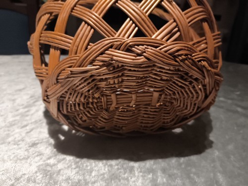 Vintage alter Bügelkorb Geschenkkorb Brötchenkorb Brotkorb Obstkorb Präsentkorb - Bild 5 von 6