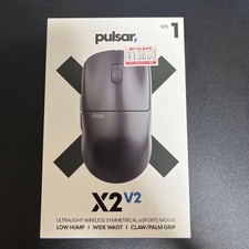 Pulsar Gaming Mouse X2V2 Wireless Black Unused Tested