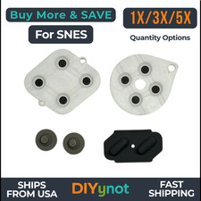 NEW Silicone Button Pads For Super Nintendo SNES Controller Replacement Set