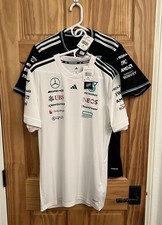 adidas Mercedes-AMG Petronas F1 Team Shirt Black/White Medium F1 Racing lot