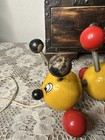 Vintage Kouvalias Silkworm Caterpillar Pull Behind Toy Made In Greece — photo 3