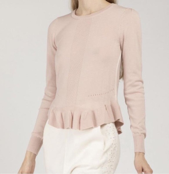 Women Patrizia Pepe Sweater Pink Wool 34 / XS / 42