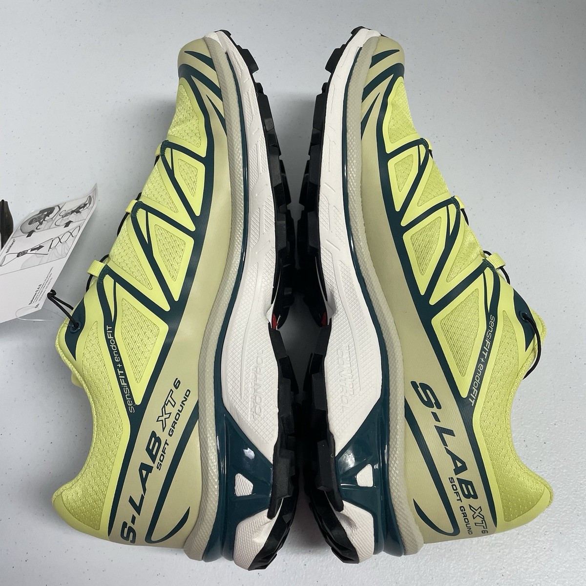 Salomon XT-6 Sunny Lime L47445200 Size 10.5 Men Women Trail  display picture 2