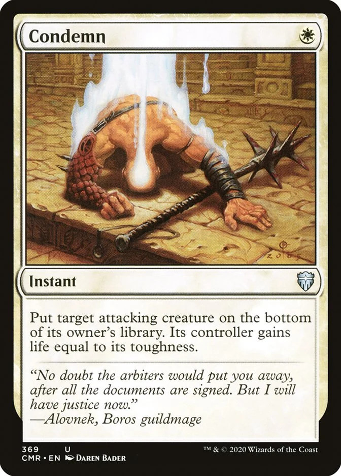 Condemn [Commander Legends] Near Mint