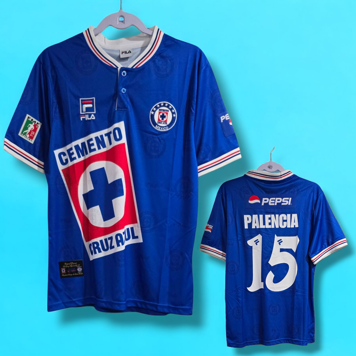 CRUZ AZUL - Football Soccer - Champion 97/98 - PALENCIA # 15