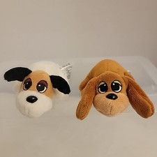 Pound Puppies Minis 2024 Set Of 2 White Pup And Brown Pup Plush Toy