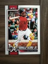 Topps 2026 Series 1 Ronald Acuña Jr. Jumbo  Super Box Card #50 Atlanta Braves
