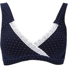Women Nursing Bra Underwire for Breastfeeding Women Cotton No Wire Underwire XL