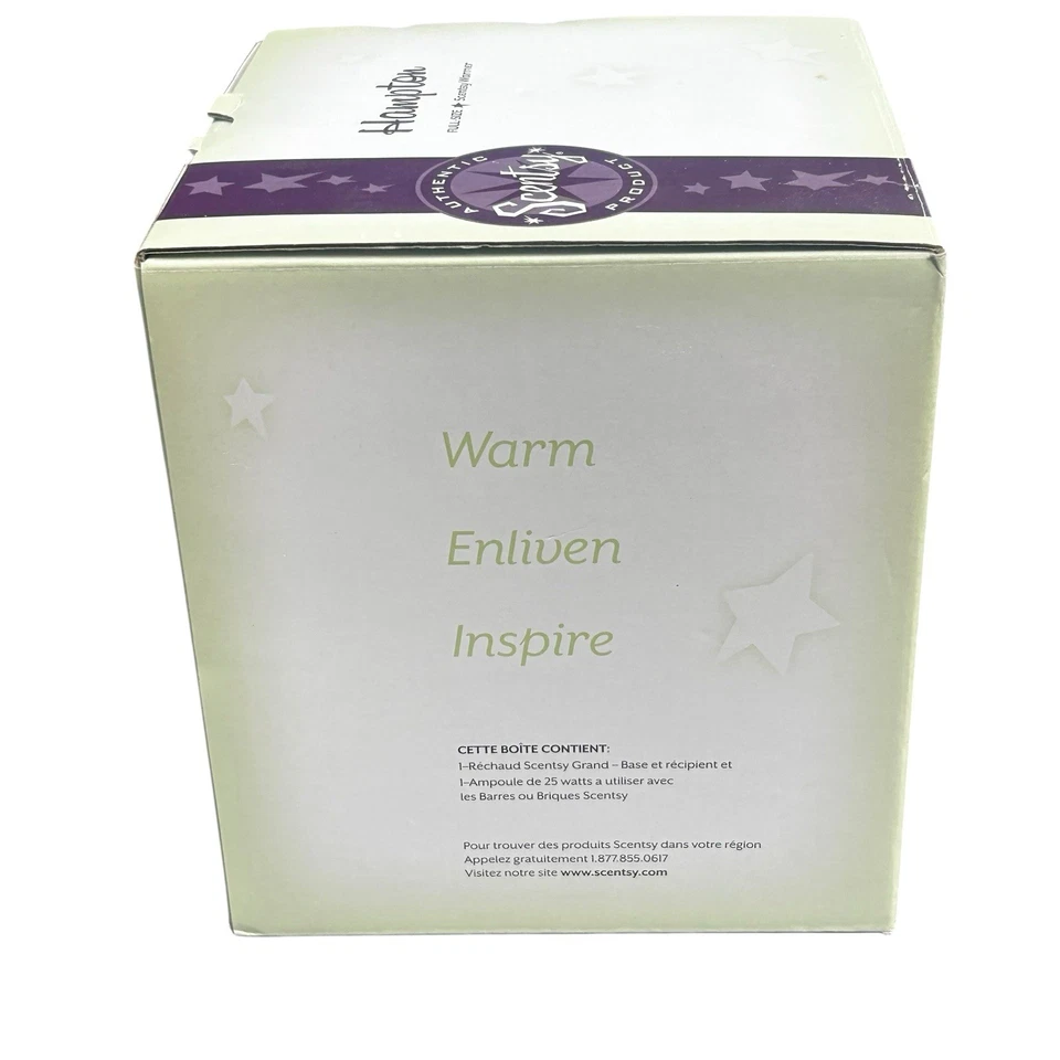 Scentsy Hampton Plug In Wax Melt Warmer Retired New in Box - Image 2 of 4