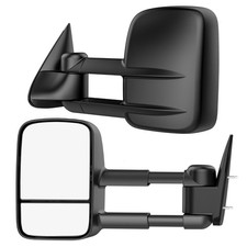 Tow Mirrors Compatible with 1988-1998 Chevy GMC C/K 1500 2500 3500, Manual Fo...
