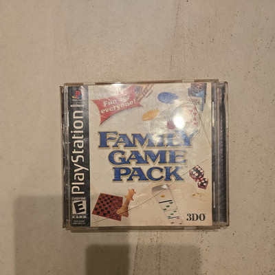 Family Game Pack (Sony PlayStation 1, 2000)