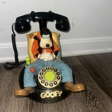Disney Telemania Goofy Animated Talking Landline Corded Telephone Phone