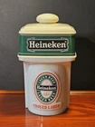 Vintage Heineken Beer Lighted Sign Bar Pub Lamp Cooled Lager 008280