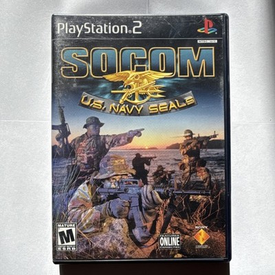 SOCOM: U.S. Navy SEALs Sony PlayStation 2 2002 Manual Included Multiplayer