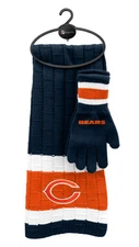 Chicago Bears Winter Scarf & Gloves Gift Set