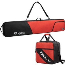 Padded Snowboard and Boot Bag Combo,Perfect for Snowboard Up to 165 cm and