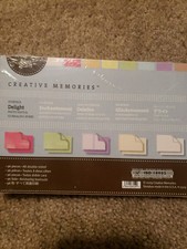 Creative Memories "Delight" Storybox Photo Mats Journaling Boxes NEW