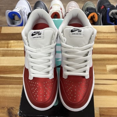 Size 7.5 - Supreme x Nike Dunk SB Low Varsity Red