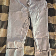 Abercrombie & Fitch Skinny Jeans Grau Destroy...