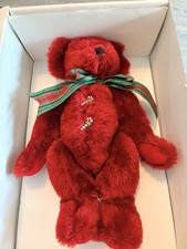 Annette Funicello Bear Company Rosie 15in Red Plush LE Signed COA Box C17260