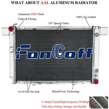 4 Core Aluminum Radiator Fit 1990-2002 MERCEDES BENZ SL500 500 SL 5.0L V8 GAS
