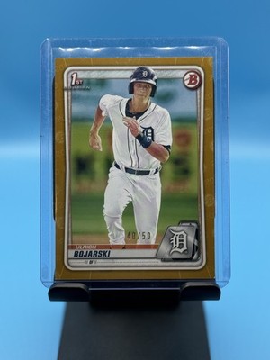 2020 BOWMAN 1ST RC ULRICH BOJARSKI DETROIT TIGERS FIRST ROOKIE  GOLD /50 