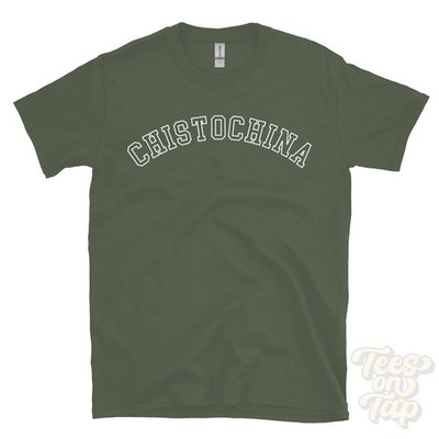 CHISTOCHINA T-SHIRT RETRO VARSITY STYLE alaska copper river census area