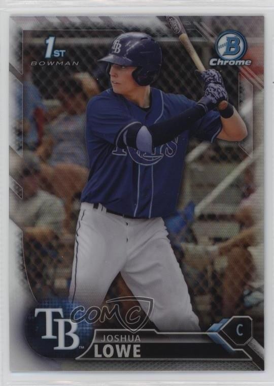 2016 Bowman Draft Chrome Draft Picks Refractor Josh Lowe Joshua Lowe #BDC-70 1u6