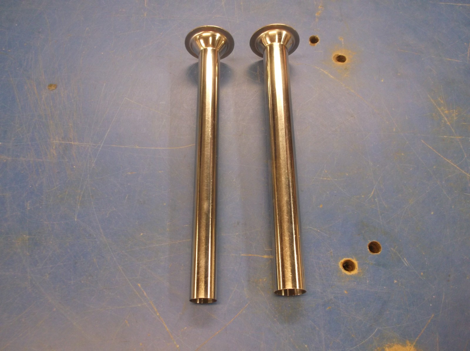 ENTERPRISE & OTHER STAINLESS STEEL TUBE SET SAUSAGE STUFFER LARD PRESS