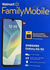 New Samsung Galaxy A16 5G 128GB Android Smartphone [For Walmart Family Mobile]