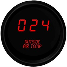 Intellitronix M9123r Digital Outside Air Temp Gauge Red Intellitronix M9123r Digital Outside Air Temp Gauge Red