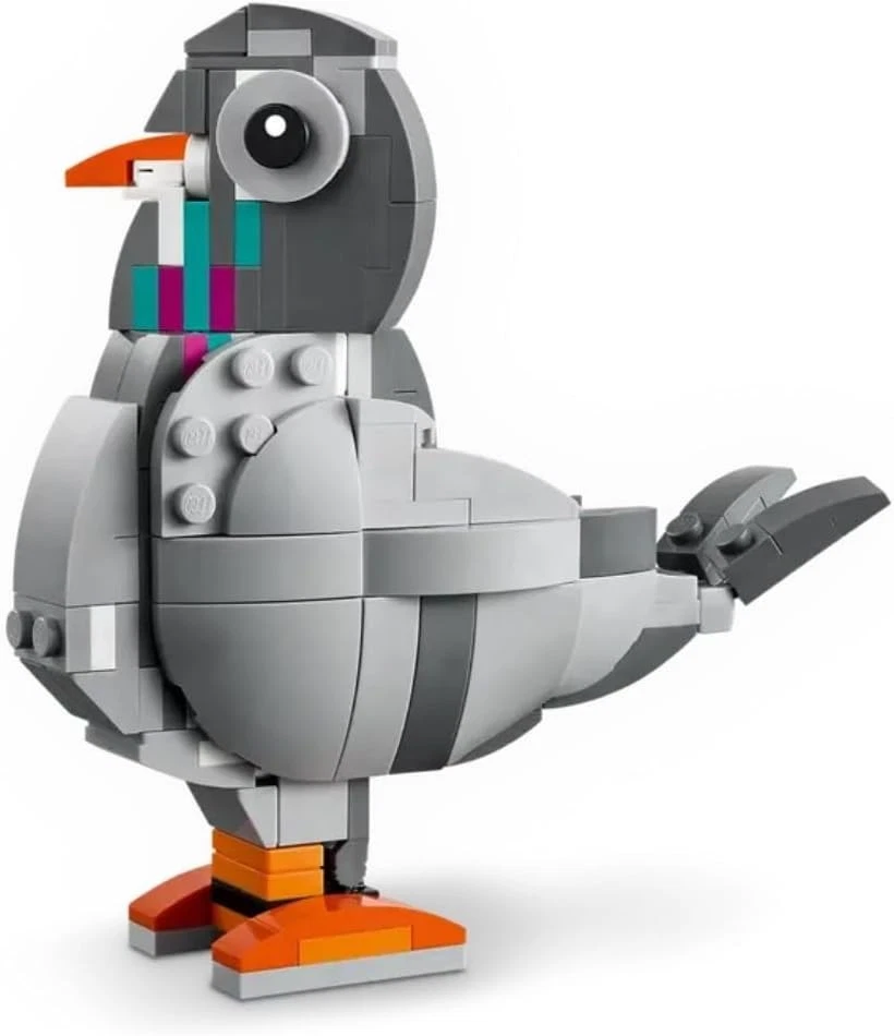 LEGO Creator Juguete de Gato Divertido 3 en 1 - Se Transforma en una Figura de Paloma o Perro Mascota - Foto 2 de 4