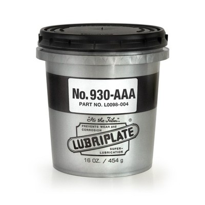 Lubriplate L0098-004 No. 930-AAA  Bentone Type Grease 16oz Tub - 12 Pack Case