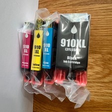 4pk Ink Cartridges for 910XL OfficeJet Pro 8022e 8028e 8035e 8015e 8025e
