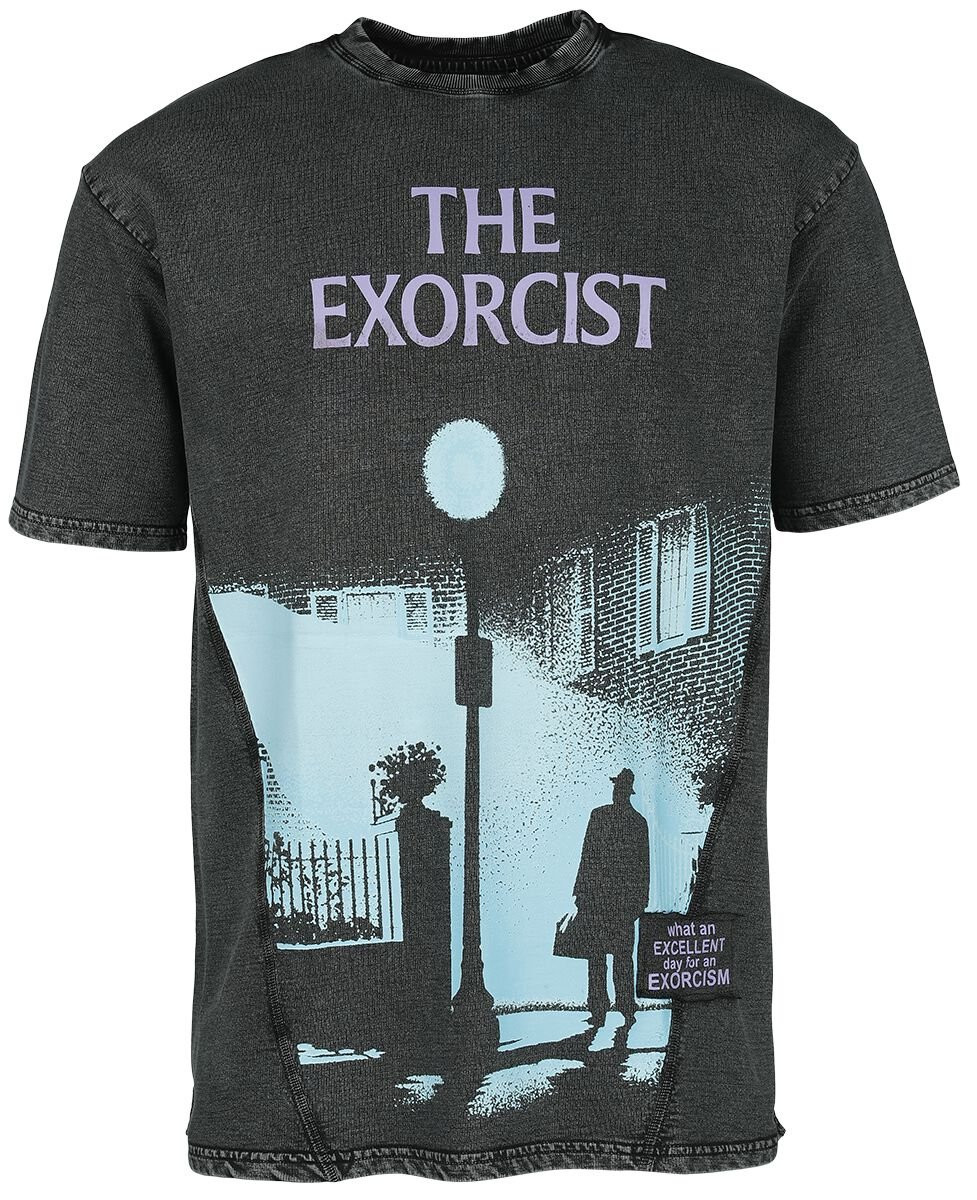 Футболка с надписью Изгоняющий дьявола Herren The Exorcist dunkelgrau