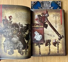 Warhammer Grumlock & Gazbag/Ork Warboss Goblin Schamane & Bücher neu versiegelter Blister