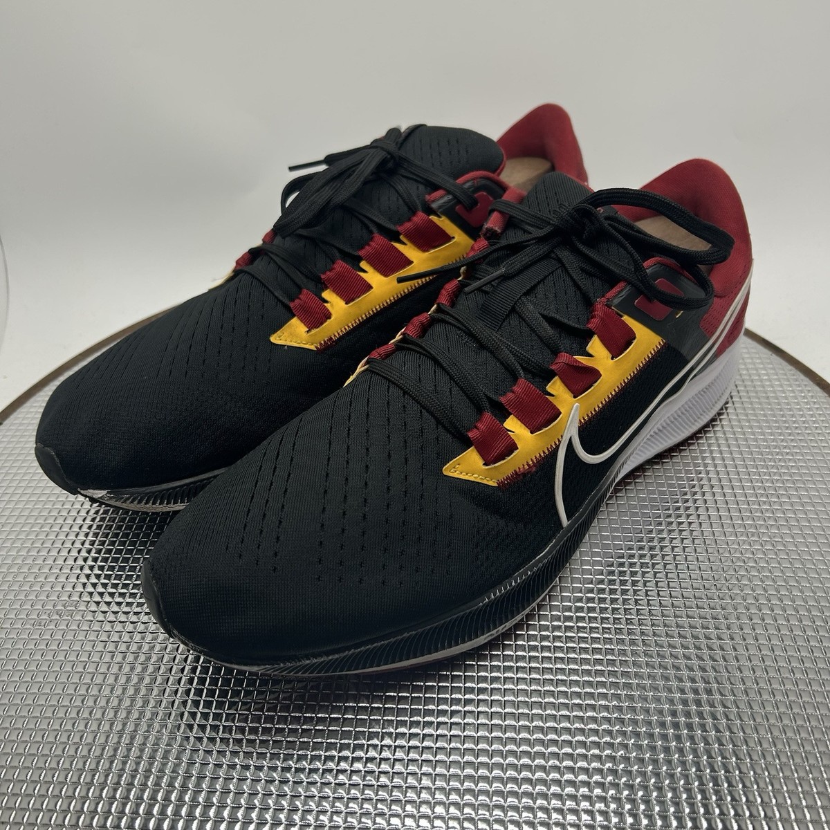 Nike Air Zoom Pegasus 38 USC Mens Size 14 Red Black Shoes Training Sneaker | eBay