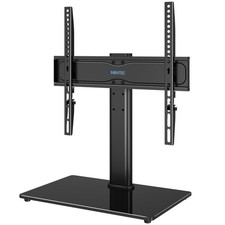Universal TV Stand for 24–60 Inch LCD LED OLED Plasma TVs Height Black