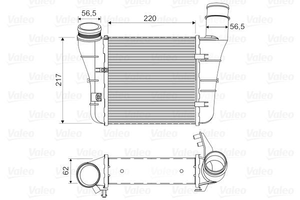 NEU - Valeo 818669 LadeluftküHler FüR Audi Seat-image