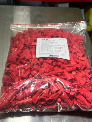 Red Winged 500PCS Type Twist Cable Wire Nuts Connector AWG 22-8 Gauge With Tool
