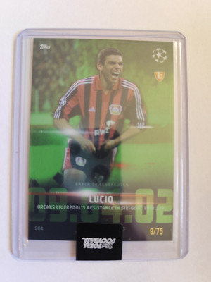 Topps Total Football 24/25 Lucio Total Performers /75 Green Bayer Leverkusen 