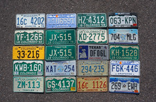 Mix State LOT of 20 License Plates Plate Tags