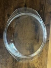 Vintage Pyrex Clear Glass 684-C Lid For 2 Qt Casserole Dish # 024