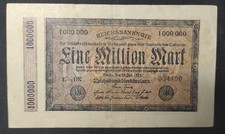 Germany 1,000,000 Mark banknote dated 23/07/1923